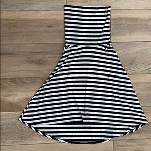 Seven7 convertible striped jersey dress.